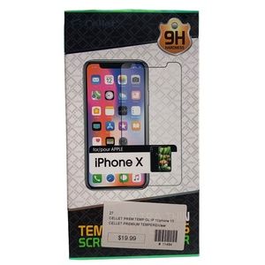 Cellet Tempered Glass Screen Protector iPhone X